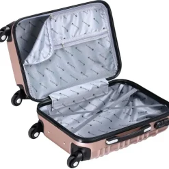 Juskys Rom Koffer-Set 4-tlg. rosa