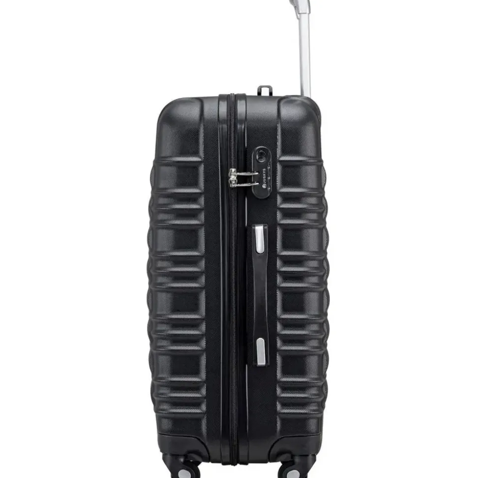 Juskys Rom Koffer-Set 4-tlg. schwarz