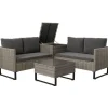 Juskys  Santorini Set 10-tlg. grau