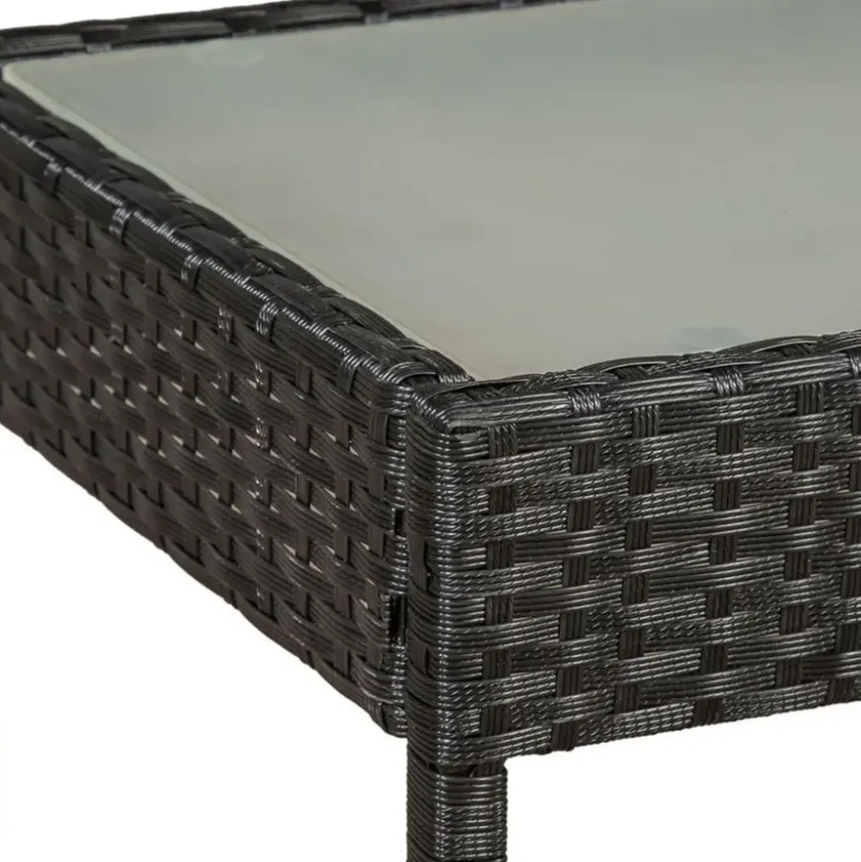 Juskys Trinidad Set 4-tlg. schwarz