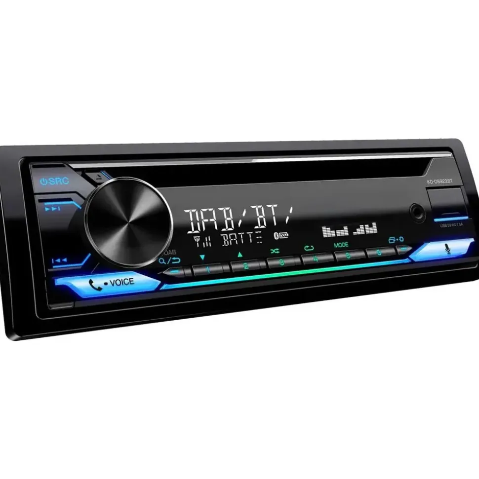 JUST SOUND best choice for caraudio Autoradio Einbaupaket JVC KD-DB922BT passend für Toyota Celica T18 | Bluetooth Telefonieren Audiostreaming