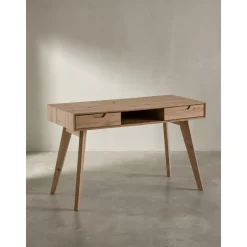 KADIMA DESIGN Schreibtisch Eiche beige