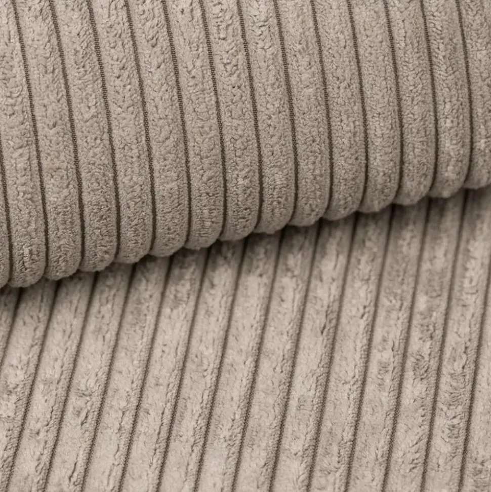 kaiser möbel Ecksofa Cord 2-Sitzer Dunkelbeige