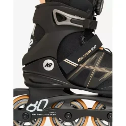 K2 Alexis 80 BOA Schwarz/Rosa 40