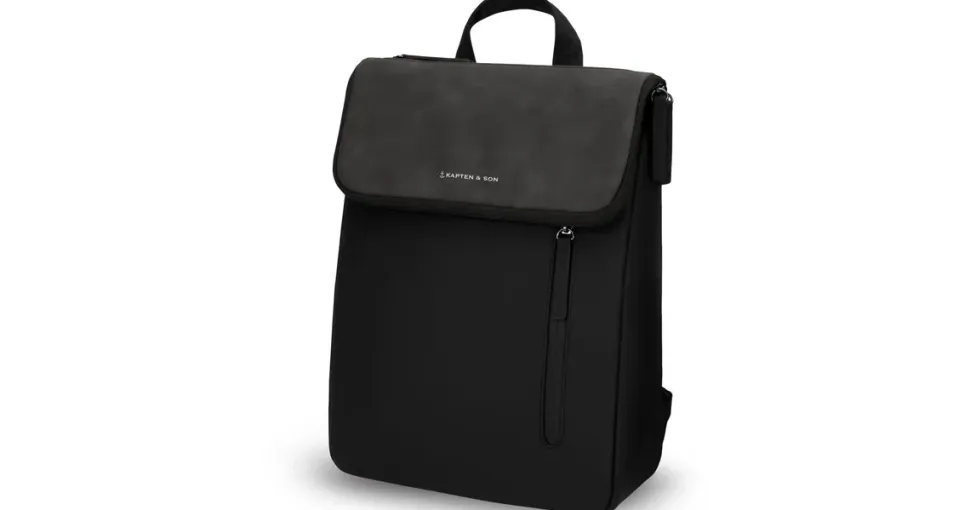KAPTEN & SON Vallen Rucksack Schwarz