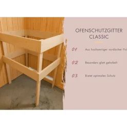 Karibu Amelia 1 inkl. 9 kW Bio-Kombiofen + ext. Steuerung
