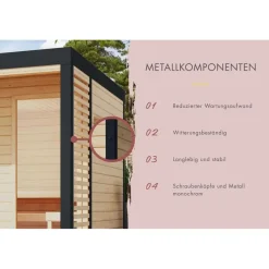 Karibu Angelus inkl. 9 kW Ofen + int. Steuerung