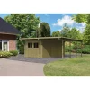 Karibu Eco Carport mit Abstellraum 3 5,09 x 5,76 m kdi