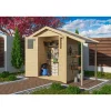 Karibu Gartenhaus 2,57 x 0,93 m Beige