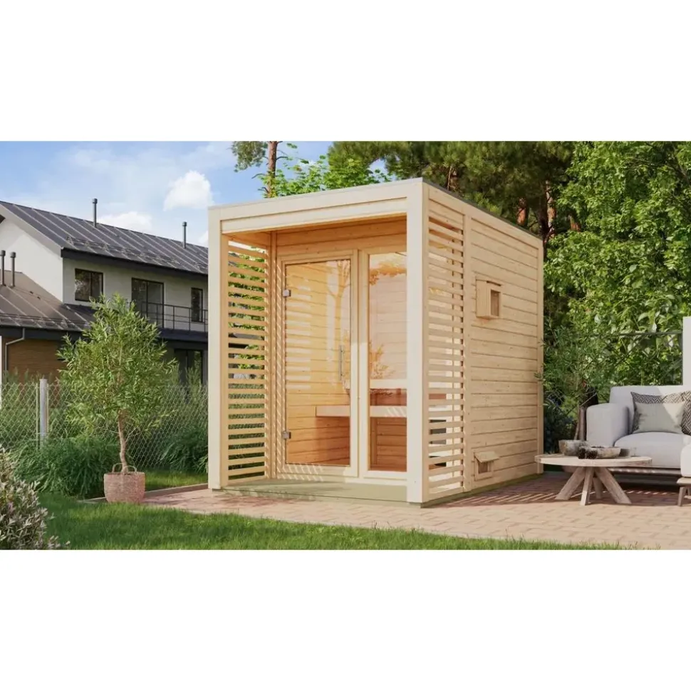 Karibu Gartensauna Saunahaus Angkor 2 Ohne Ofen
