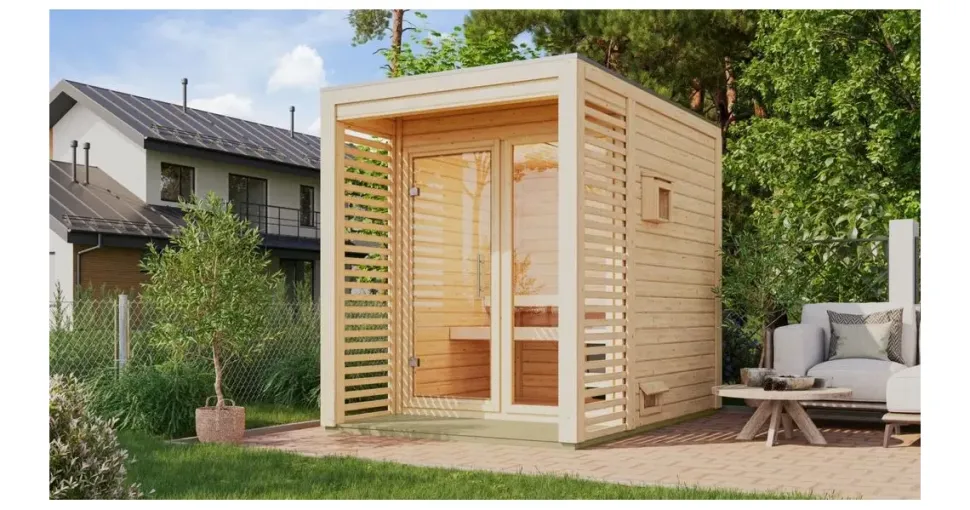 Karibu Gartensauna Saunahaus Angkor 2 Ohne Ofen
