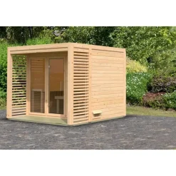 Karibu Gartensauna Saunahaus Angkor 3 Ohne Ofen