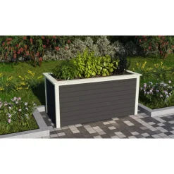 Karibu Hochbeet 2 163 x 79 x 82 cm terragrau