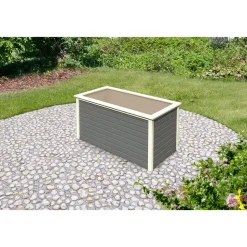 Karibu Hochbeet 2 163 x 79 x 82 cm terragrau