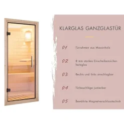 Karibu Hycore 2 inkl. 9 kW Bio-Kombiofen + ext. Steuerung