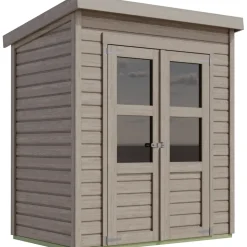 Karibu Merseburg 2 1,82 x 1,26 m grau