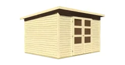 Karibu Stockach 5 3,01 x 2,42 m natur