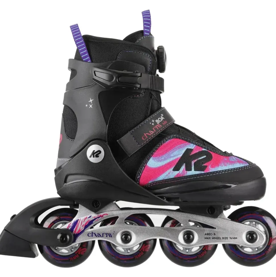 K2 Charm Boa Black/Pink 35-40