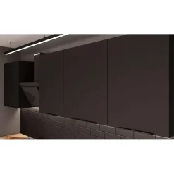 Küchen-Preisbombe Küchenzeile SIENA 280 + 180 cm Schwarz matt