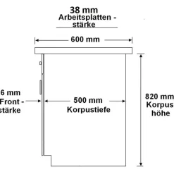 Küchen-Preisbombe Stilo Küchenzeile 350 cm