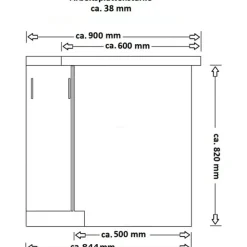 Küchen-Preisbombe Stilo Küchenzeile 350 cm