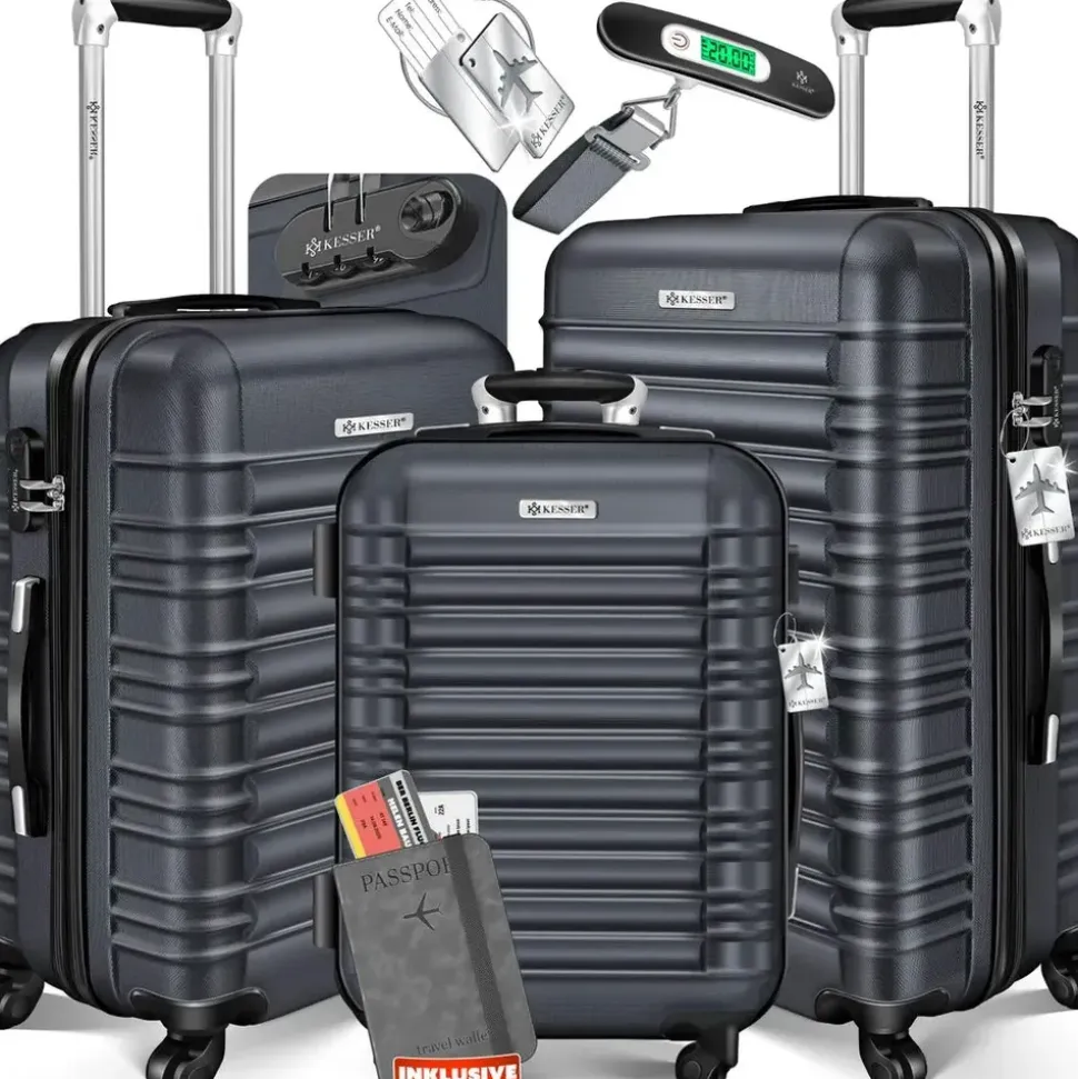 Kesser Koffer-Set 3-tlg. grau