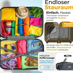 Kesser Koffer-Set 4-tlg. grau
