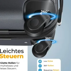 Kesser Koffer-Set 4-tlg. grau