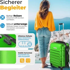 Kesser Koffer-Set 3-tlg. grün