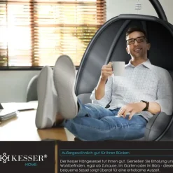 Kesser Luxe Hängesessel Anthrazit