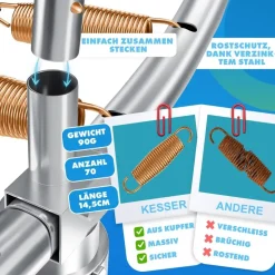 Kesser Trampolin Outdoor 366 cm Blau