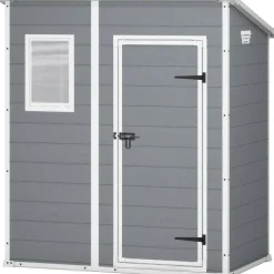 KETER Manor Pent 6x4 1,84 x 1,11 m grau/weiß