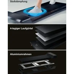 KINGSMITH WalkingPad A1 Pro Schwarz
