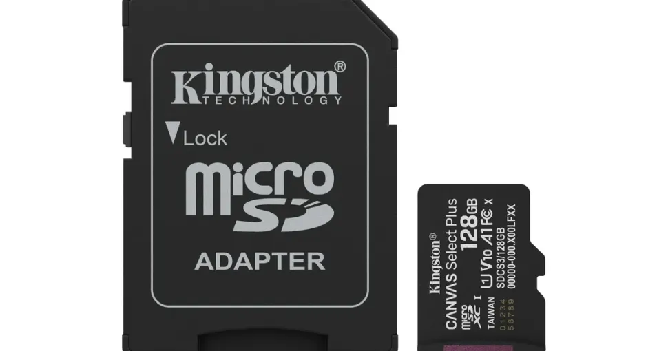 Kingston Canvas Select Plus - Flash-Speicherkarte - 128 GB microSDXC UHS-I U1,
