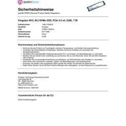 Kingston NV2 PCIe 4.0
