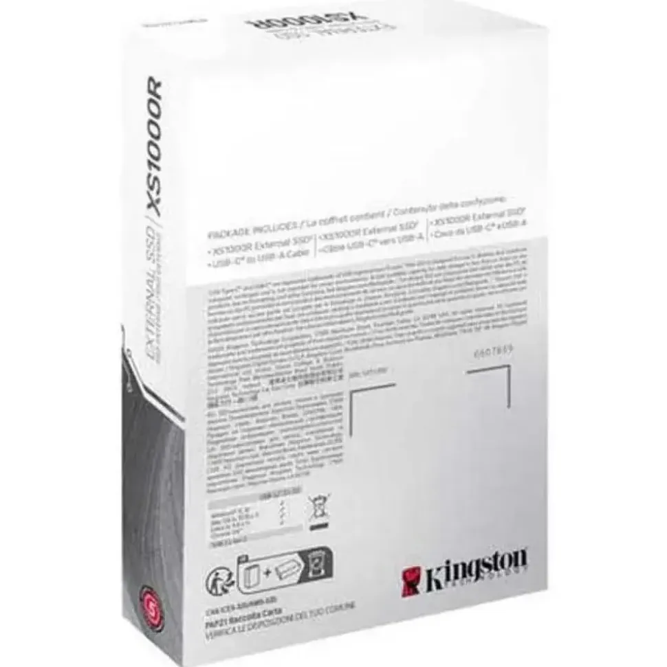 Kingston XS1000 2 TB USB 3,2 Gen 2 Rot SXS1000R/2000G