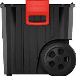 Kistenberg Werkzeugtrolley 2 in 1 rot|schwarz 45 x 36 x 64 cm