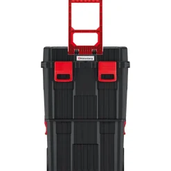 Kistenberg Werkzeugtrolley 2 in 1 rot|schwarz 45 x 36 x 64 cm