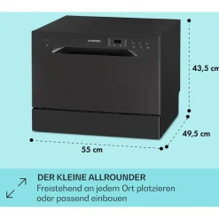 Klarstein Amazonia 6 Tischgeschirrspüler