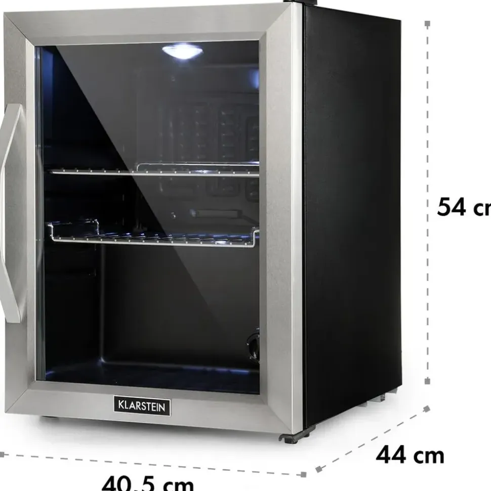 Klarstein Beersafe M Getränkekühlschrank (33 l, 540 mm hoch, Edelstahl)