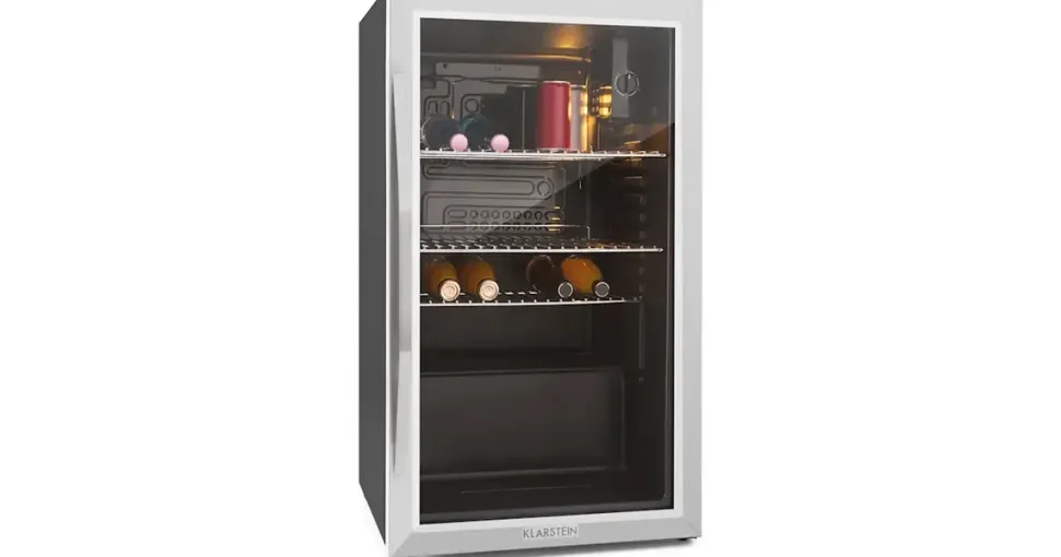 Klarstein Beersafe XXL Getränkekühlschrank (80 l, 830 mm hoch, Edelstahl)