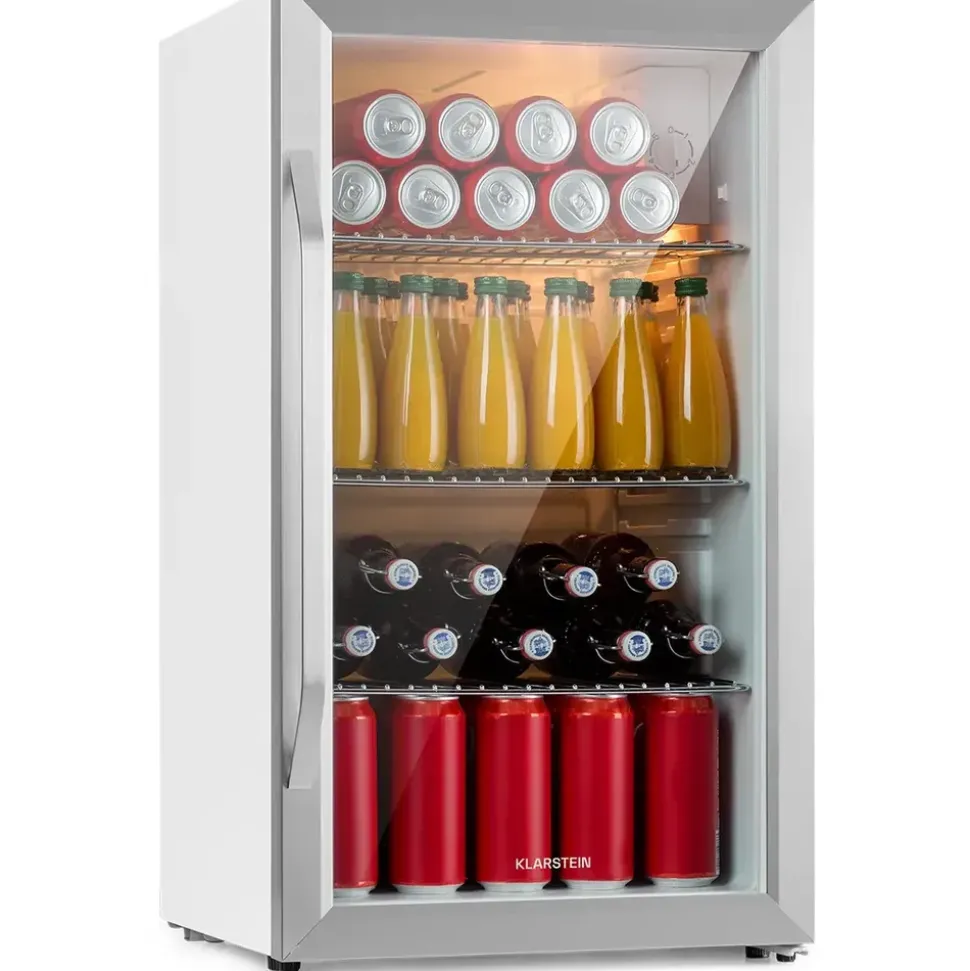 Klarstein Beersafe XXL Getränkekühlschrank (80 l, 830 mm hoch, Crystal White)