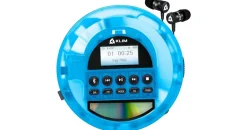 Klim Nomad CD Player Bluetooth, tragbarer Discman mit Radio, FM und Kopfhörer