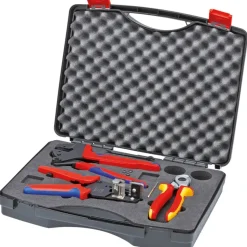 Knipex Werkzeugkoffer für Photovoltaik 3-tlg. blau