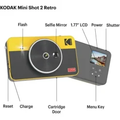 Kodak Mini Shot Combo 2 Retro gelb