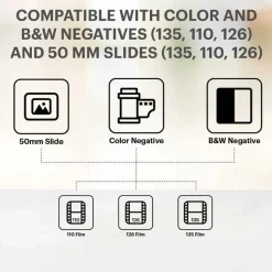 Kodak Slide N SCAN Diascanner, Negativscanner 4320 x 3252 Display, USB-Stromversorgung