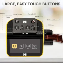 Kodak Slide N SCAN Diascanner, Negativscanner 4320 x 3252 Display, USB-Stromversorgung