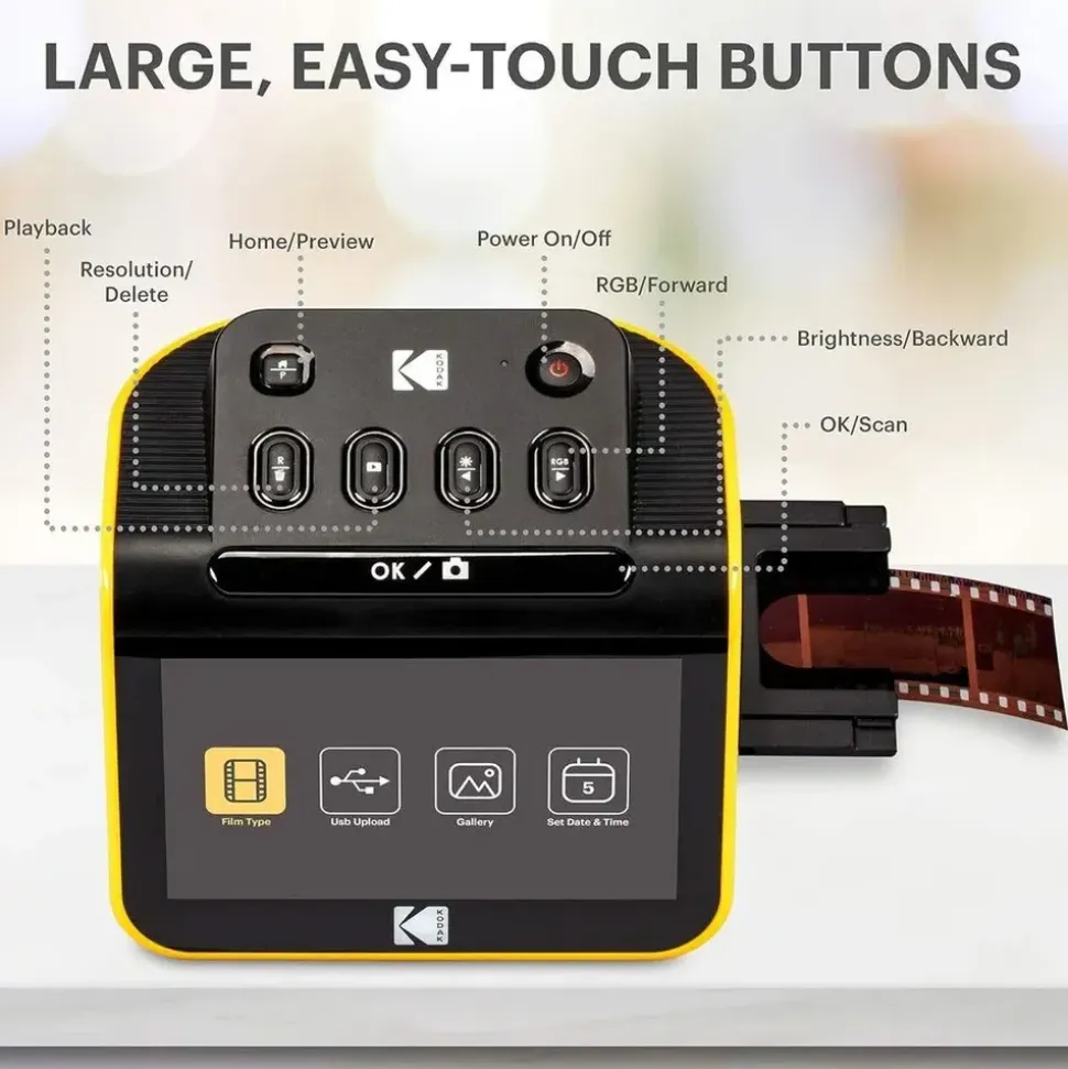 Kodak Slide N SCAN Diascanner, Negativscanner 4320 x 3252 Display, USB-Stromversorgung