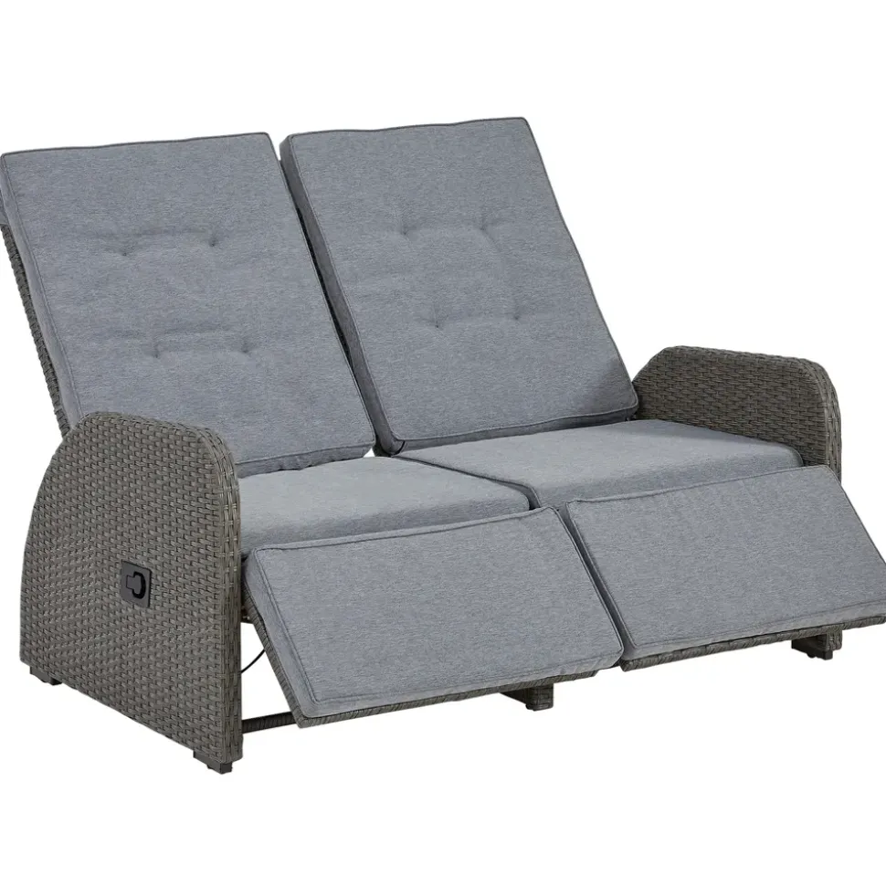 Konifera Vigo Gartenlounge-Set 8-tlg. grau
