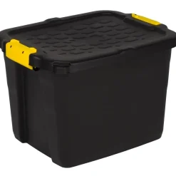 Kreher Aufbewahrungsbox TOUGH 42 l 1-tlg. Schwarz